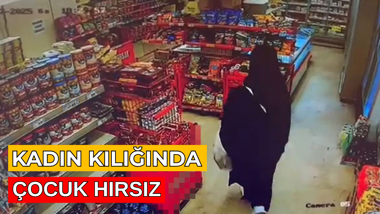 Kadın Kılığında Çocuk Hırsız