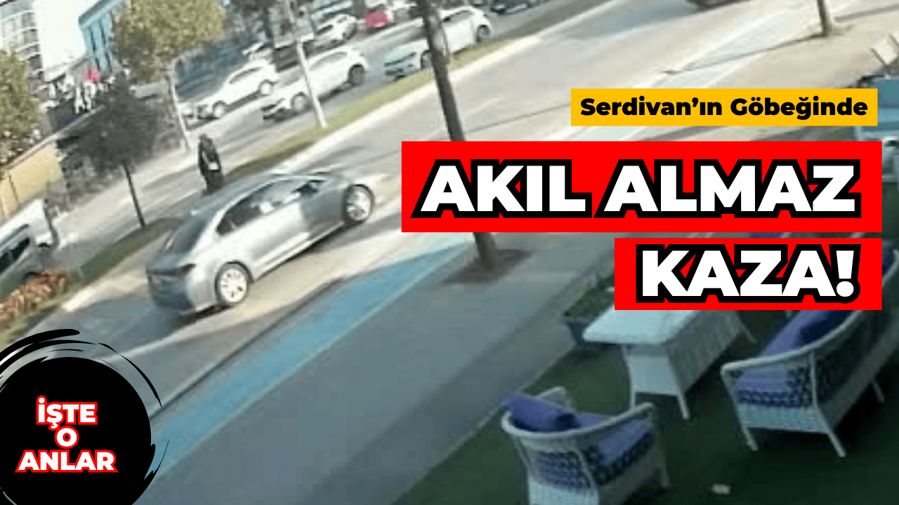 Serdivan'ın Göbeğinde Akıl Almaz Kaza