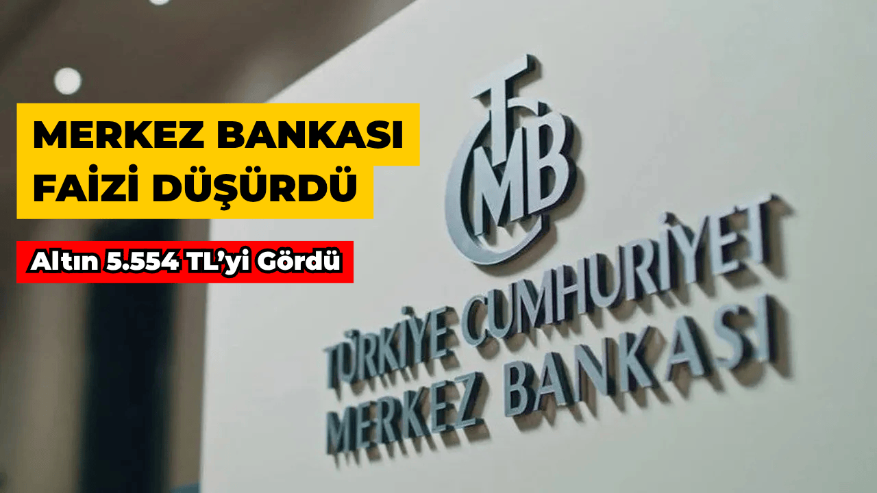 Merkez Bankası Faizi 100 Baz Puan İndirerek %39,5’e Düşürdü