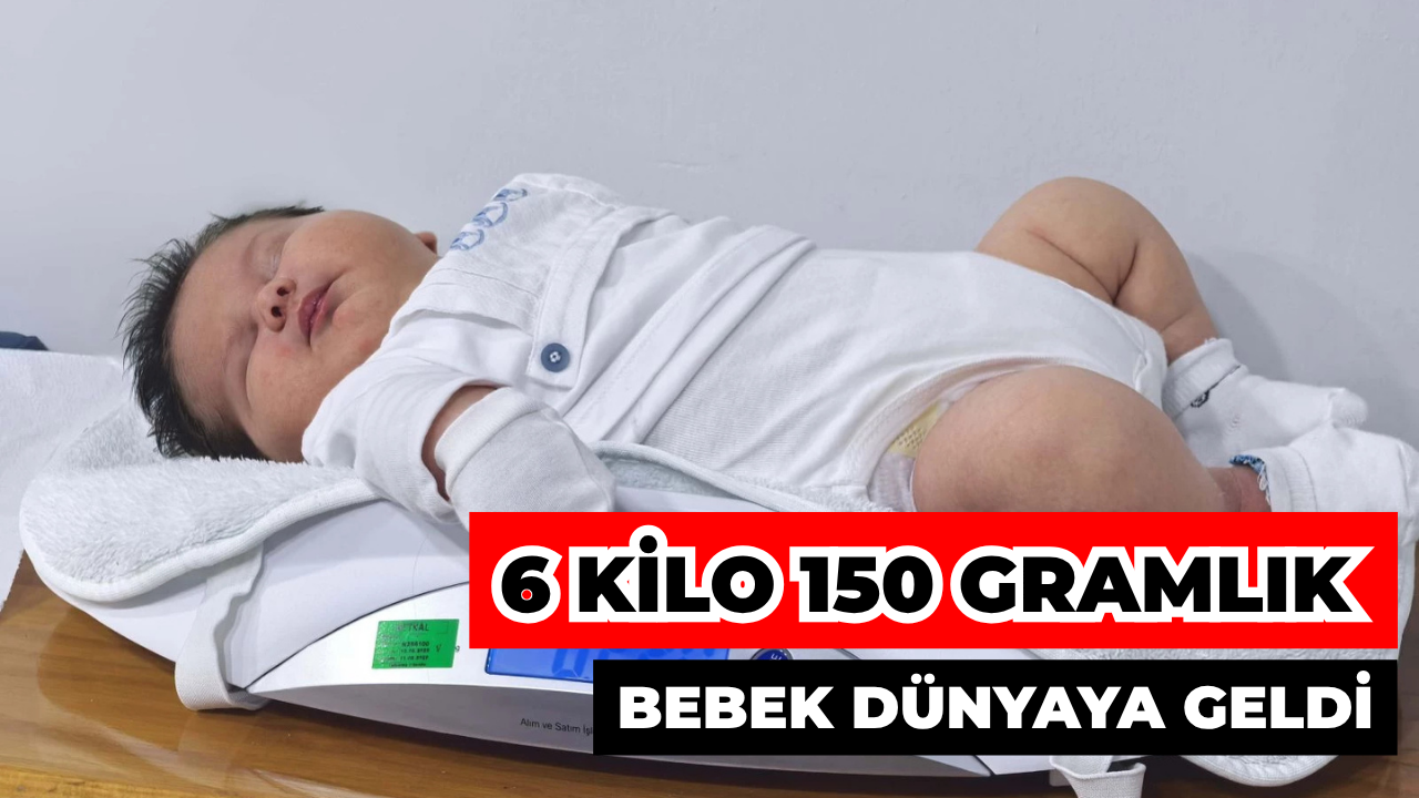 İnegöl’de 6 Kilo 150 Gramlık “Rekor Bebek” Dünyaya Geldi