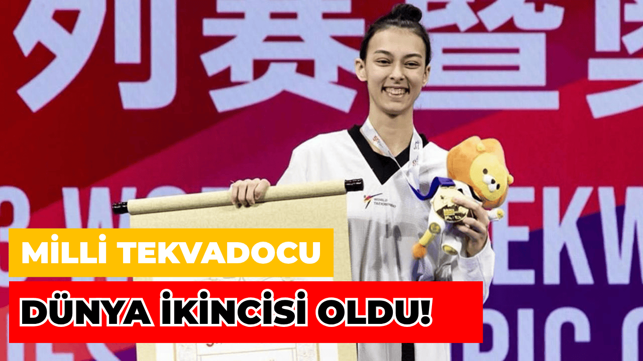 Milli Tekvandocu Elif Sude Akgül Dünya İkincisi!