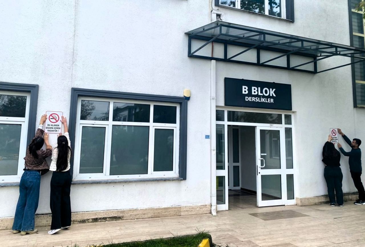 Öğrencilerden Dumansız Hava Sahası Farkındalığı - Sayfa 1