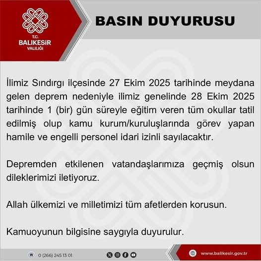 Balıkesir Valisi Ustaoğlu Sındırgı Depremi Sonrası Açıklama Yaptı - Sayfa 5
