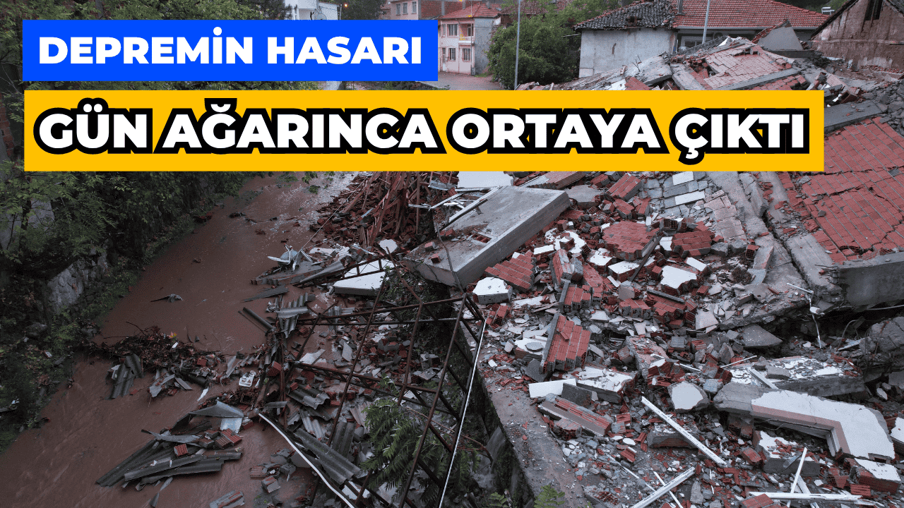 Sındırgı'da Depremin Yıkımı Gün Ağarınca Ortaya Çıktı