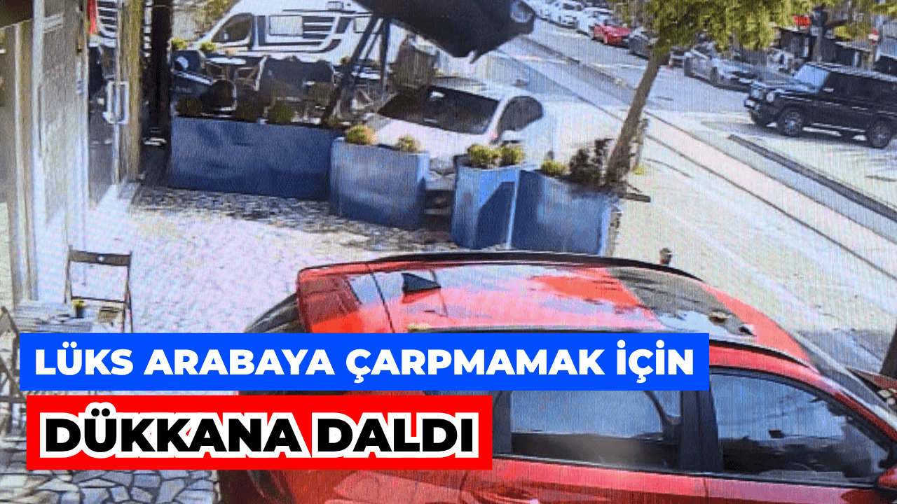 Bursa’da Lüks Cipe Çarpmamak İsterken Tatlıcıya Daldı