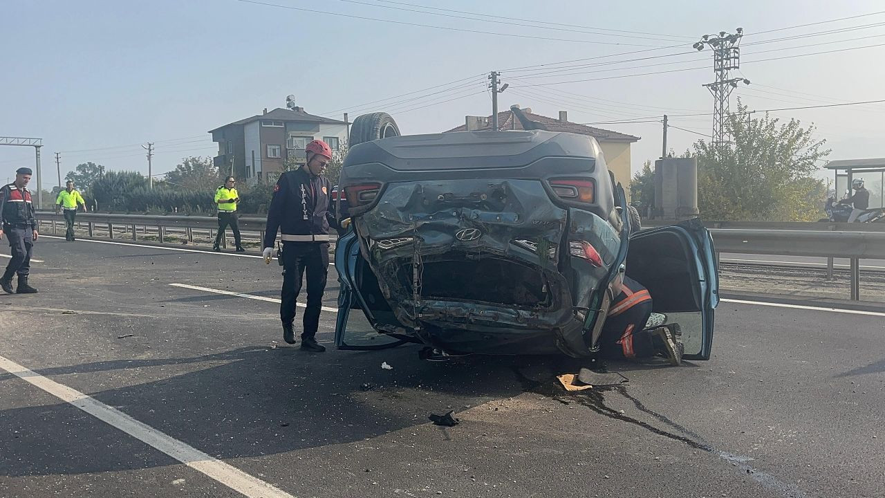 D-650’de Otomobil Takla Attı - Sayfa 1