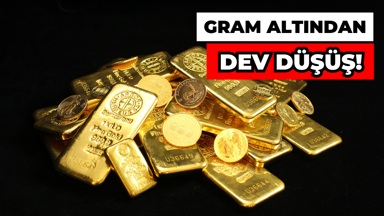 Altın Fiyatlarında Sert Geri Çekilme