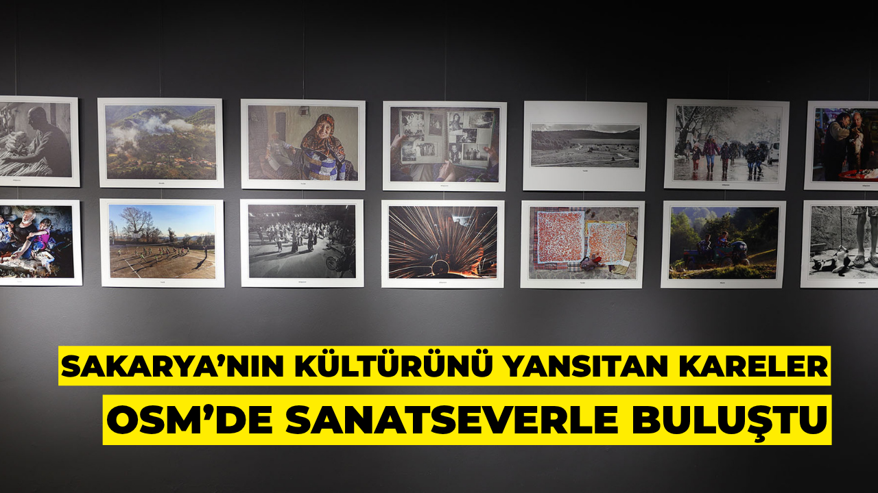 Sakarya’nın Kültürünü Yansıtan Kareler OSM’de Sanatseverle Buluştu