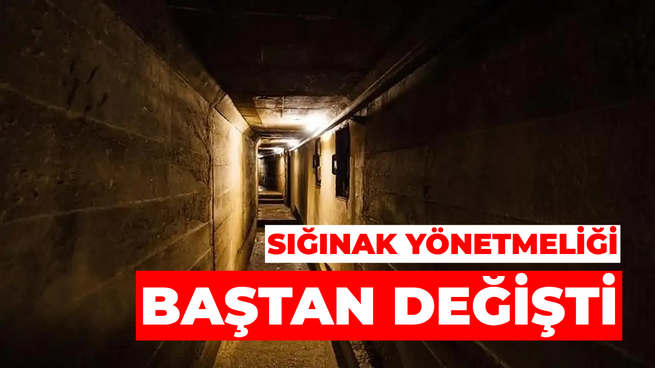 Resmî Gazete'de Yayımlandı: Sığınak Yönetmeliği Baştan Değişti