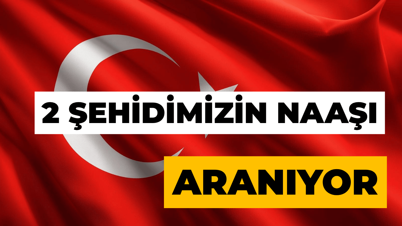 2 Şehidimizin Naaşı Aranıyor