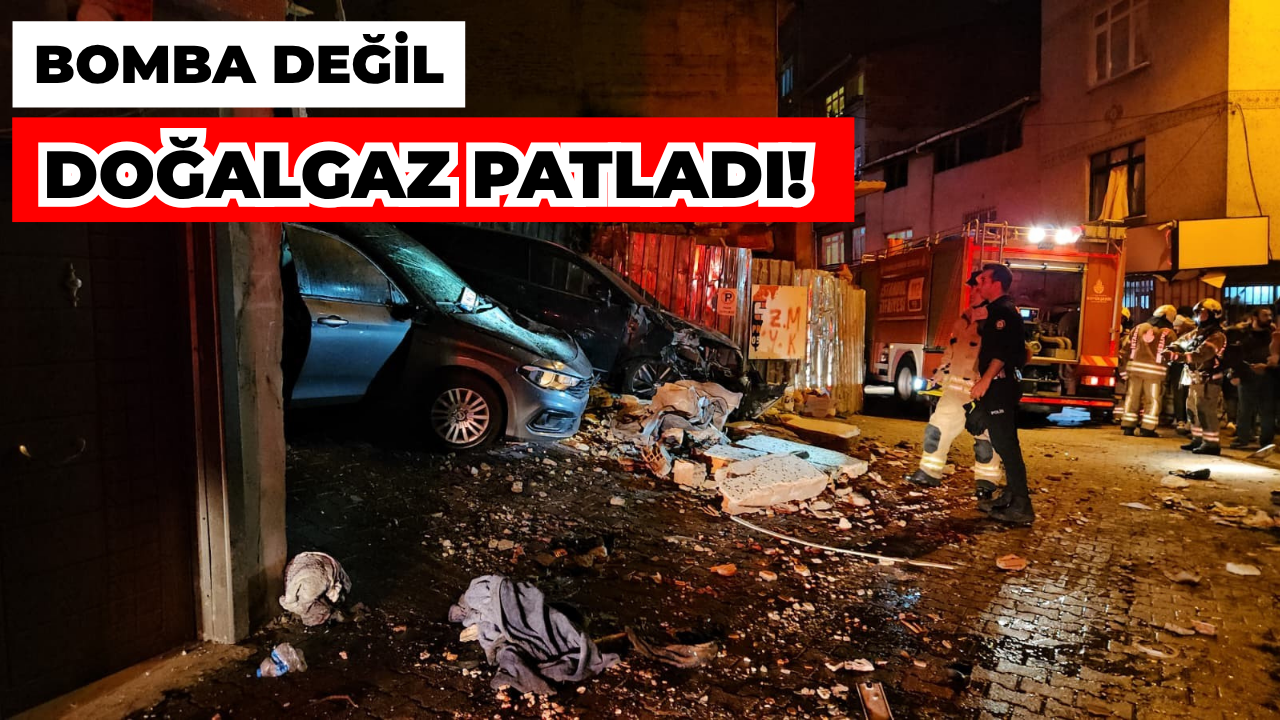 Kağıthane'de Doğalgaz Kaynaklı Patlama ve Yangın: 1 Kişi Yaralandı