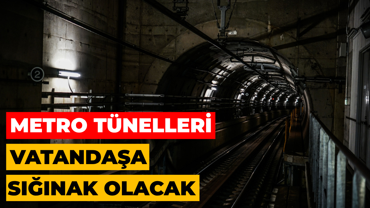 Metro Tünelleri 1,3 Milyon Kişiye Sığınak Olabilir