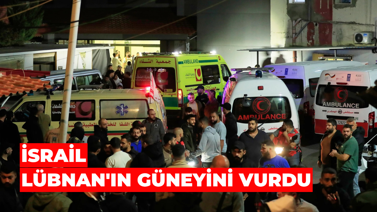 İsrail Lübnan'ın Güneyini Vurdu