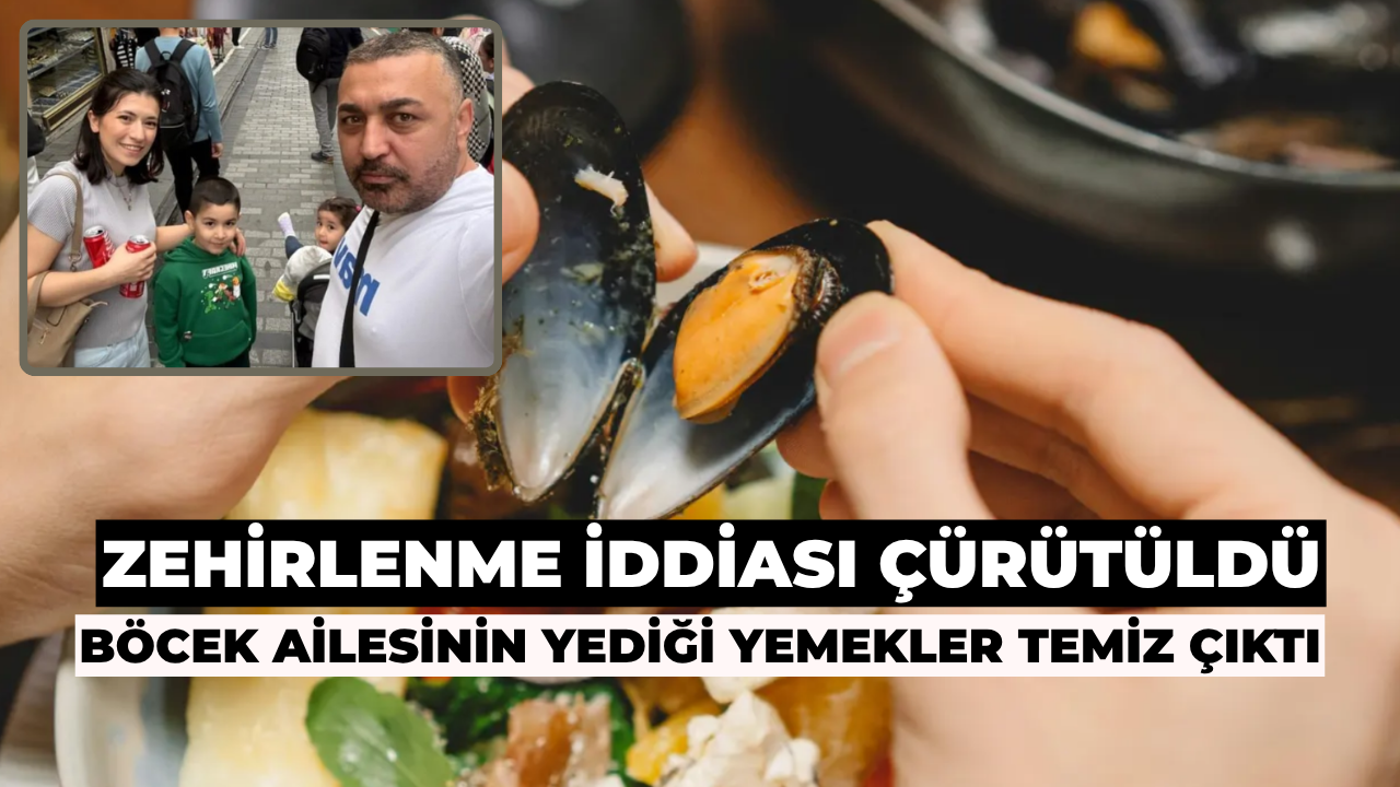 Böcek Ailesinin Yediği Yemekler Temiz Çıktı