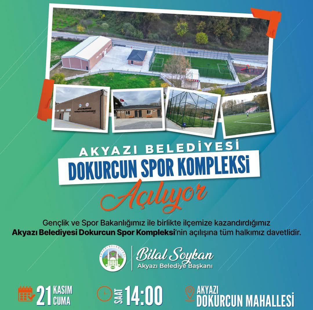 Dokurcun Spor Kompleksi açılıyor - Sayfa 1
