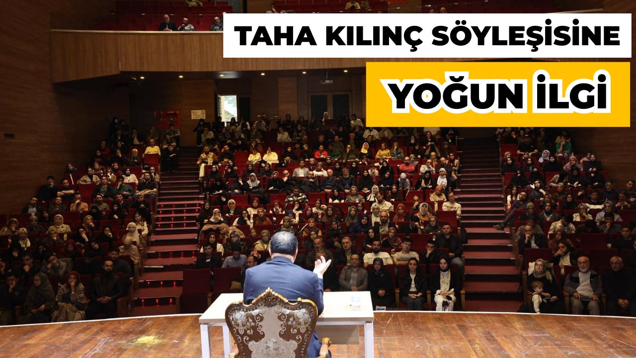 Serdivan’da Taha Kılınç Söyleşisine Yoğun İlgi