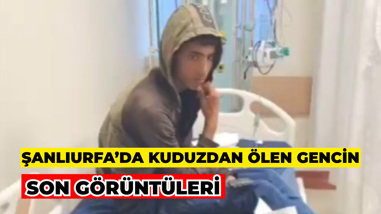 Şanlıurfa’da Kuduzdan Ölen Gencin Son Görüntüleri Yürekleri Burktu