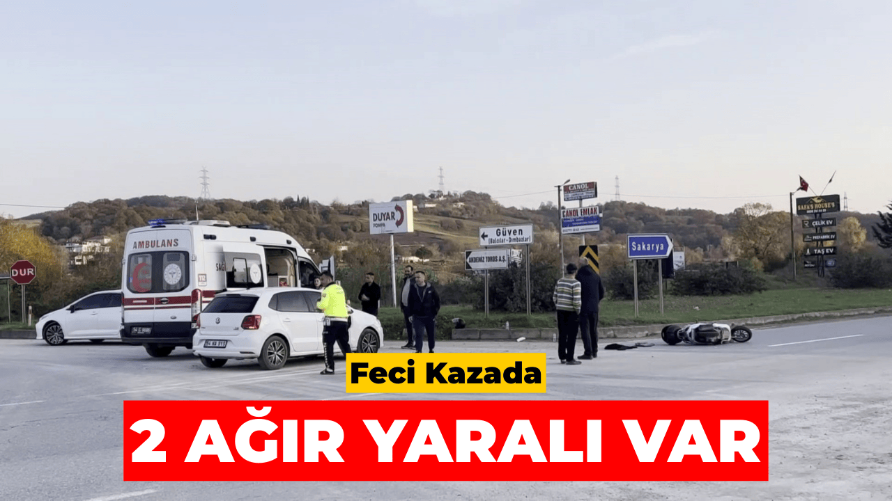 Kaynarca’da Otomobil ile Motosiklet Çarpıştı: 2 Yaralı