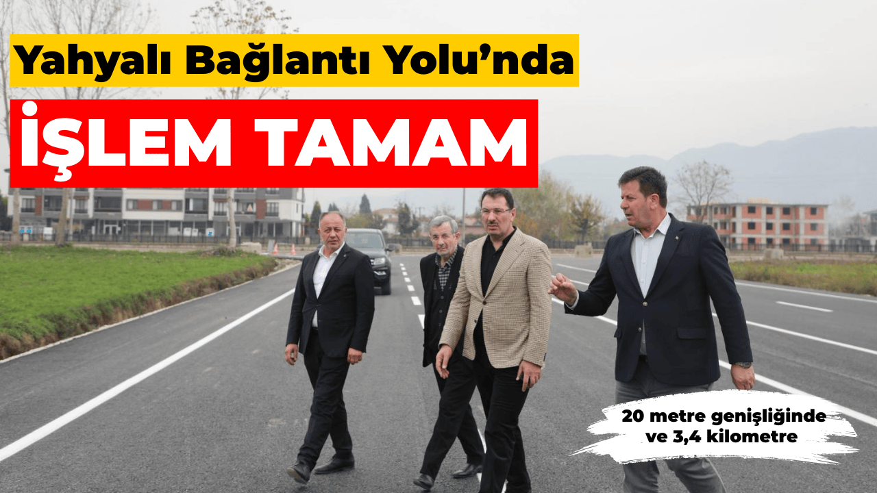 Yahyalı Bağlantı Yolu’nda İşlem Tamam