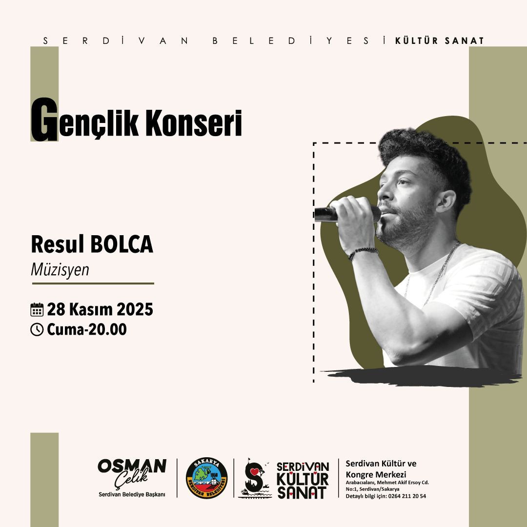 Serdivan’da Müzik Dolu Bir Gece: Gençlik Konseri İçin Son Günler - Sayfa 1