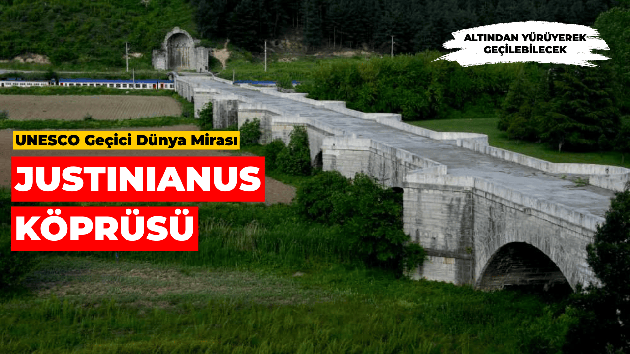 1.500 Yıllık Justinianus Köprüsü 2026’da Altından Yürünerek Gezilebilecek