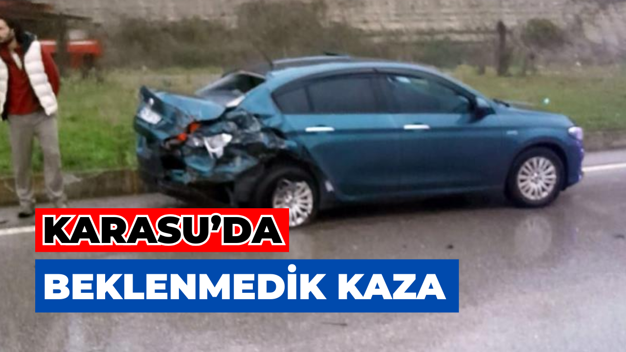Karasu’da Otomobil ve Minibüs Çarpıştı: 4 Yaralı