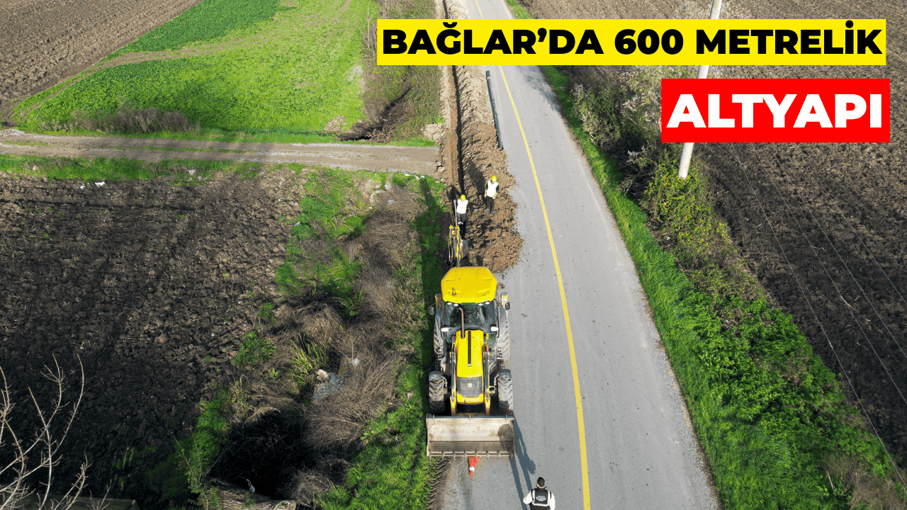 600 Metrelik Yenileme İle Bölgenin Atık Su Altyapısı Güçleniyor