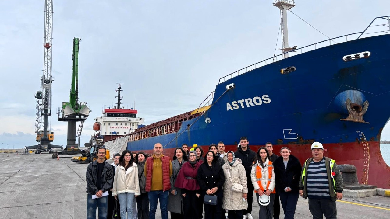 Liman operasyonlarını yerinde gözlemlediler