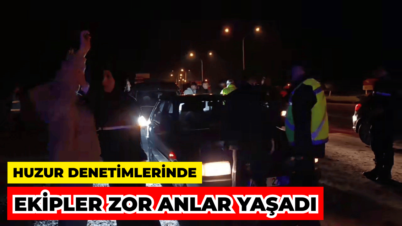 Karasu'daki Huzur Denetimlerinde Ekiplere Zor Anlar