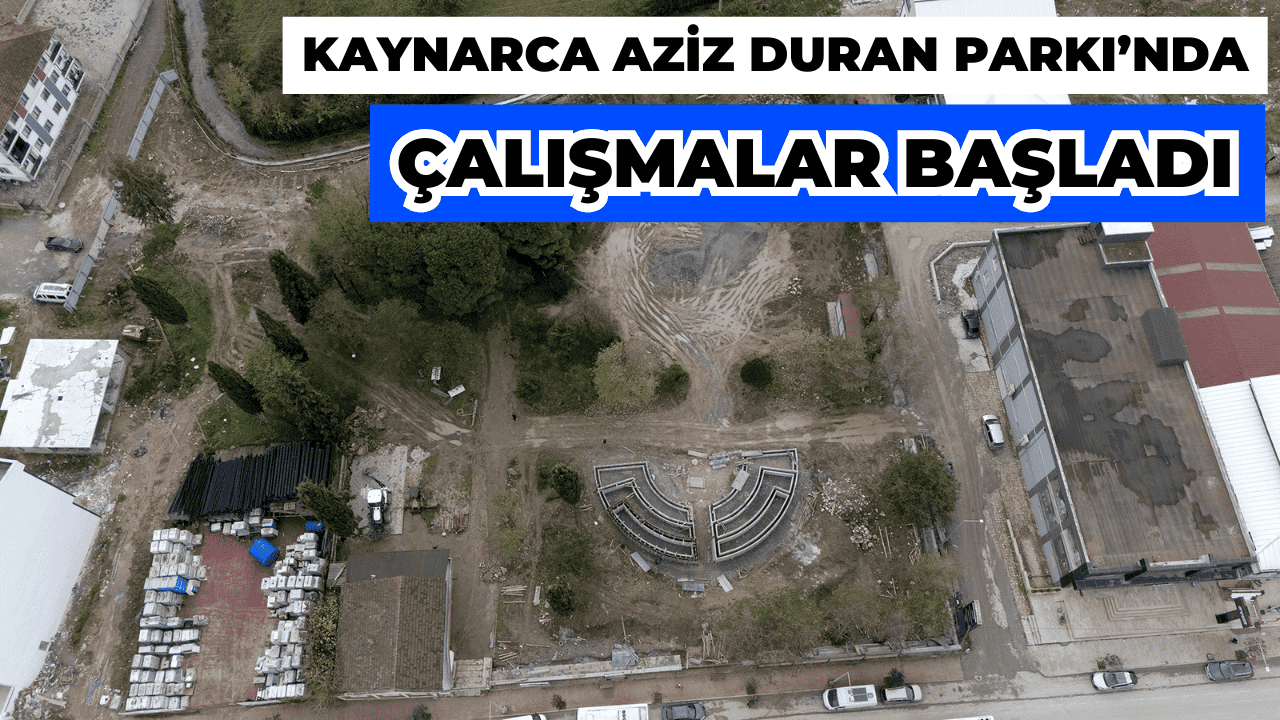 Kaynarca Aziz Duran Parkı’nda Çalışmalar Başladı