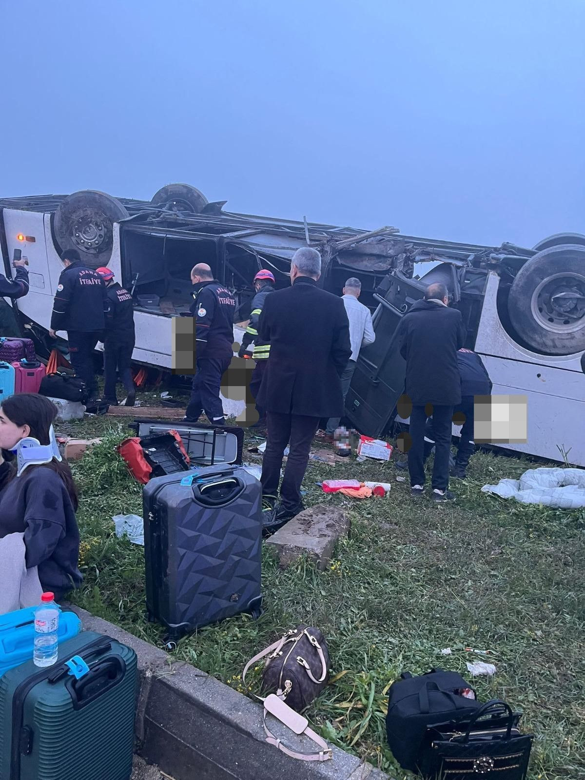 Yolcu Otobüsü Devrildi: 2 Ölü, 17 Yaralı - Sayfa 2