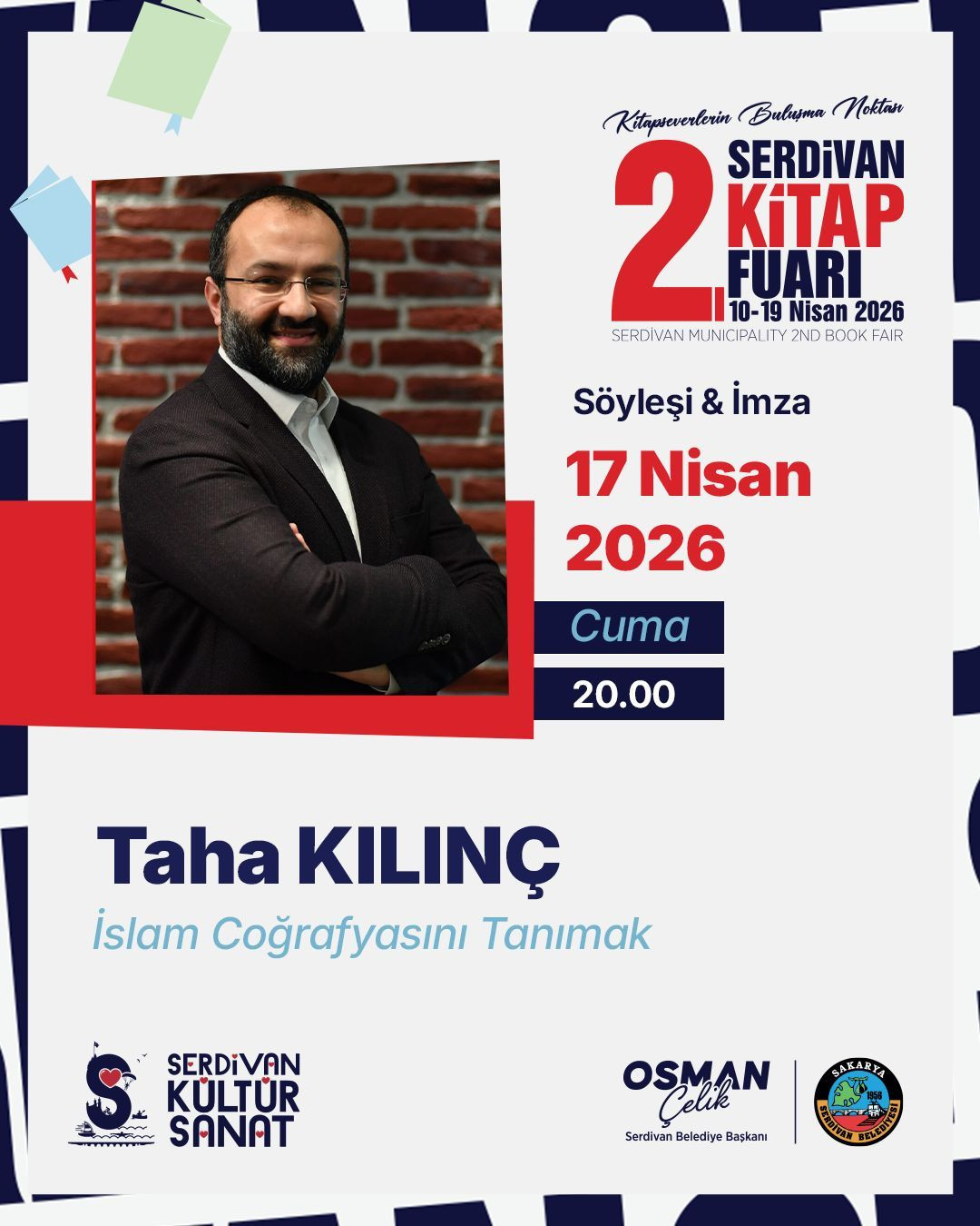 Serdivan Kitap Fuarı’nda 16 Nisan Söyleşileri Kitapseverleri Bekliyor - Sayfa 1