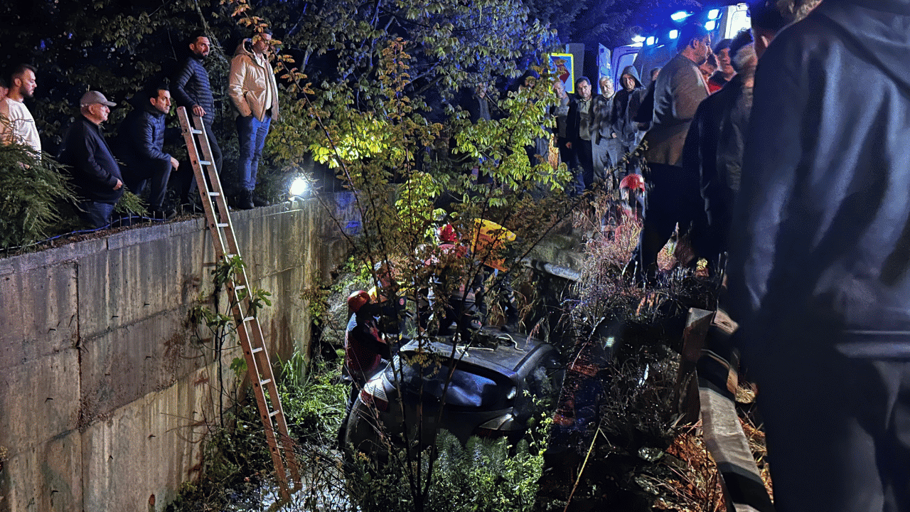 Sakarya’da Otomobil Dereye Uçtu - Sayfa 4