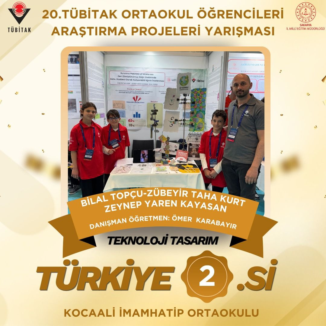 TÜBİTAK Türkiye Finallerinde Gururlandıran Başarı - Sayfa 1