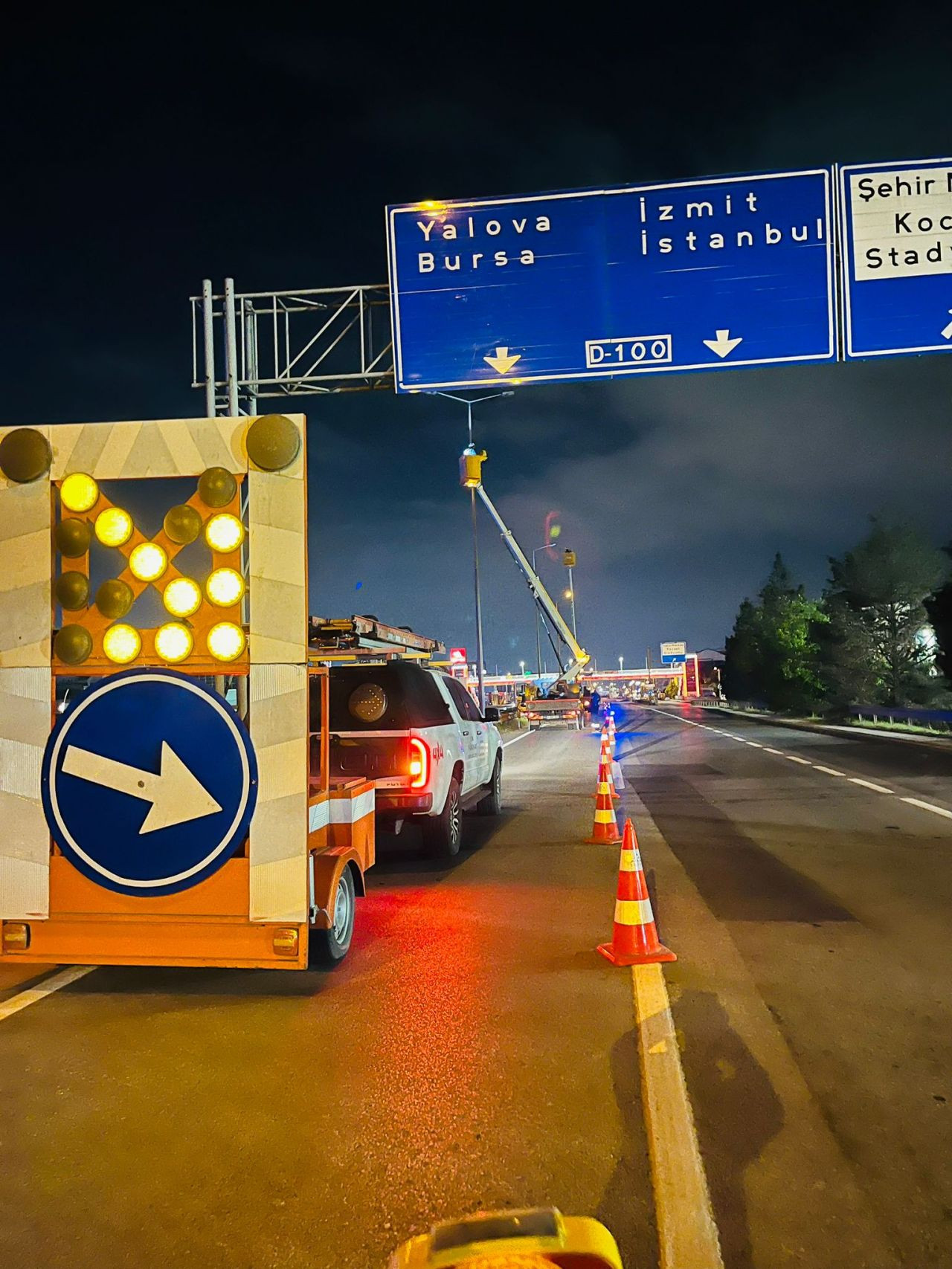 SEDAŞ’tan D-100’de Aydınlatma Yenilemesi - Sayfa 1